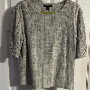 Banana Republic Black and White Patterned Top
